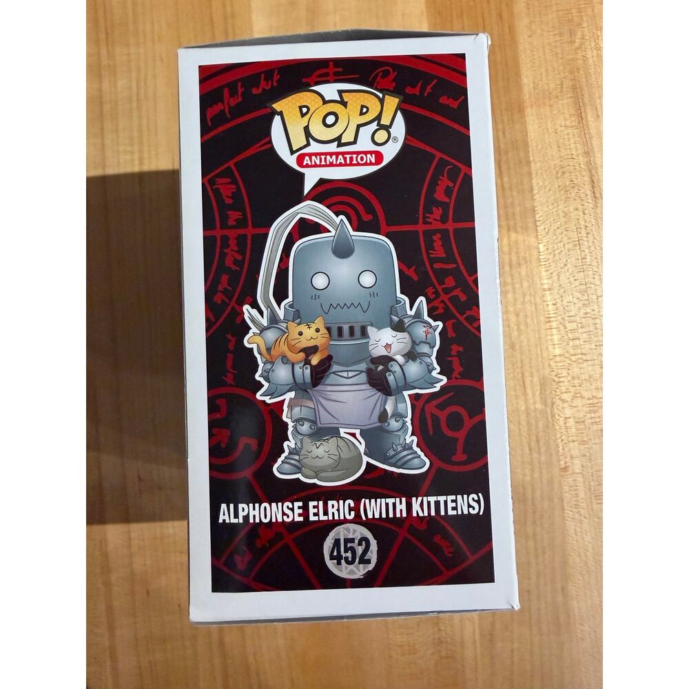 Funko Pop! Fullmetal Alchemist Alphonse with Kittens #452 Hot Topic Exclusive - Picture 4 of 10